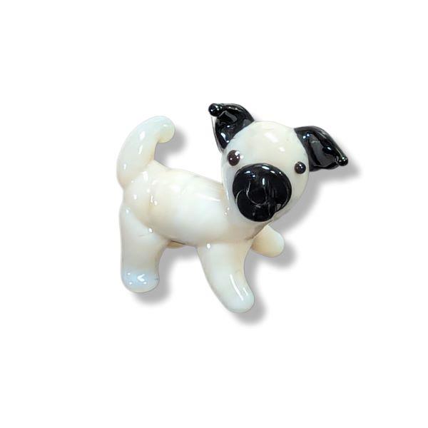 Mini Glass Animal Pug