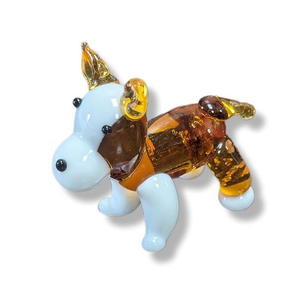 Mini Glass Animal Corgi