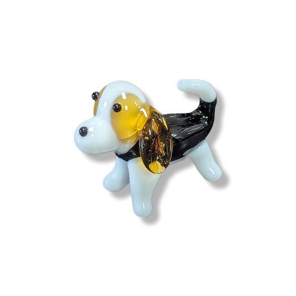 Mini Glass Animal Beagle