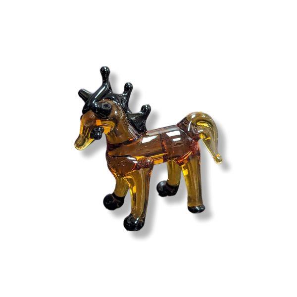 Mini Glass Animal Horse