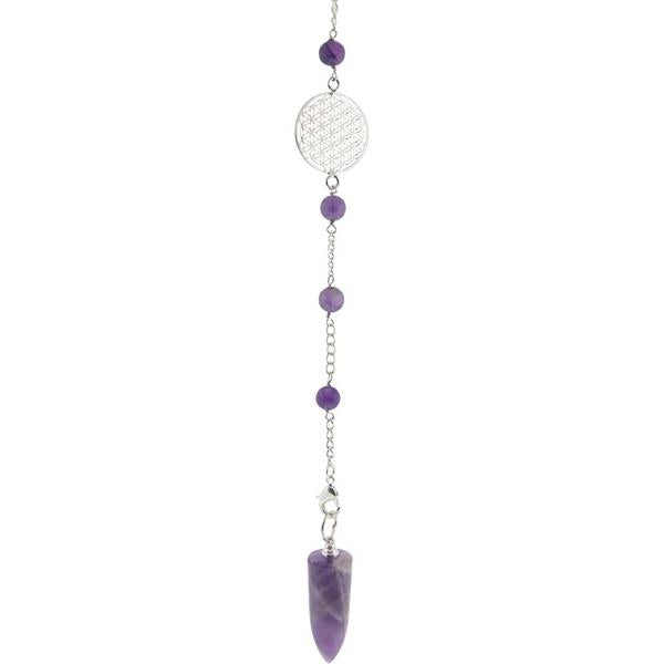 Pendulum Amethyst Flower of Life