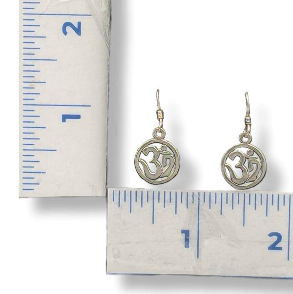 Earrings Om Sterling Silver