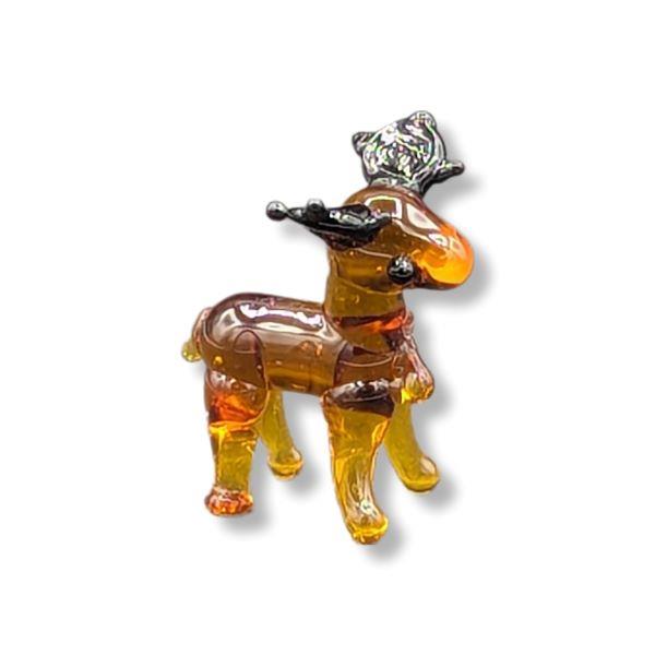 Mini Glass Animal Moose