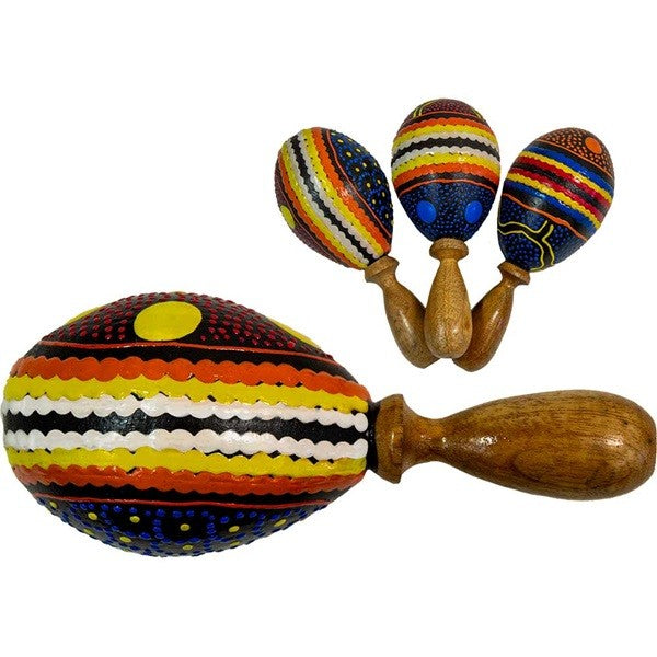 Maraca's Hand Painted Small