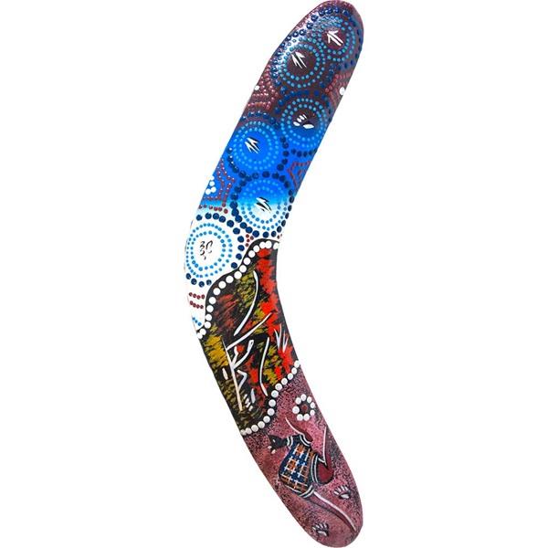 Boomerang Hang Painted 12"