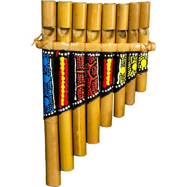 Bamboo Pan Flute Hand-Painted