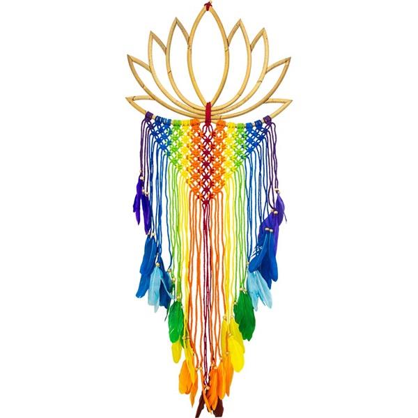 Wall Hanging Lotus Macrame Chakra