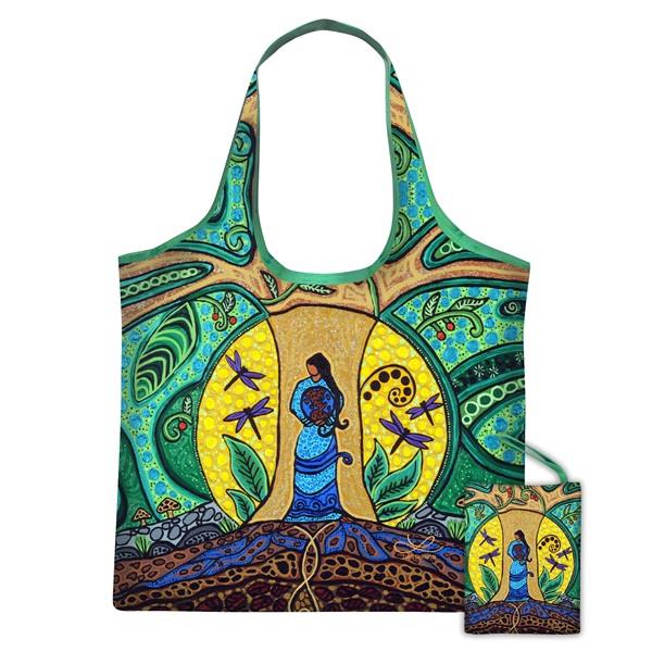 Reusable Bag Strong Earth Woman