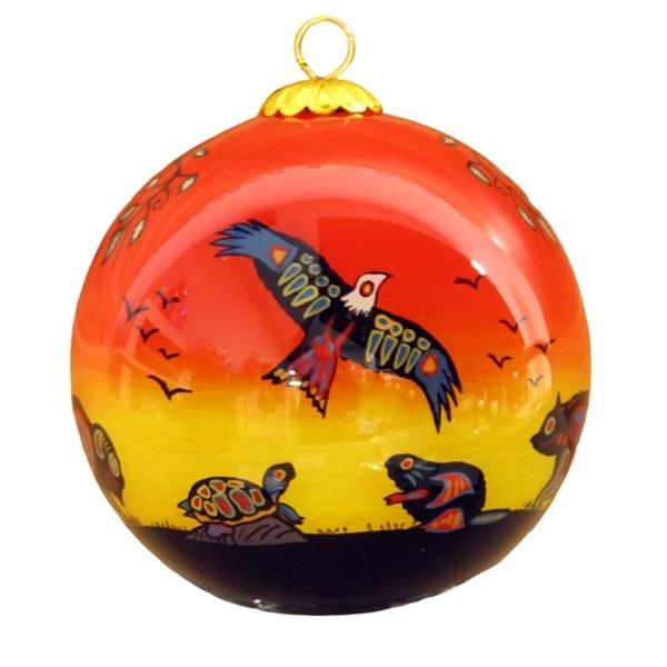 Glass Ornament Seven Grandfather Teachings