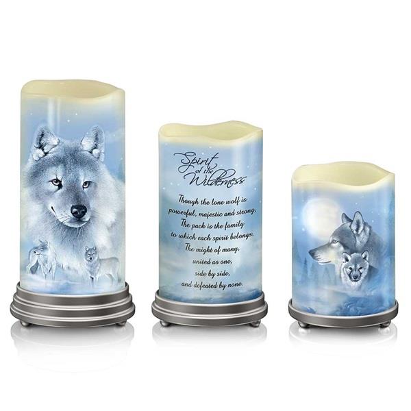 Spirit Of The Wilderness Flameless Candle Set