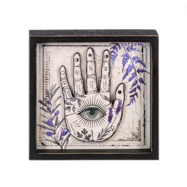 Wall Plaque Shadow Box Palmistry