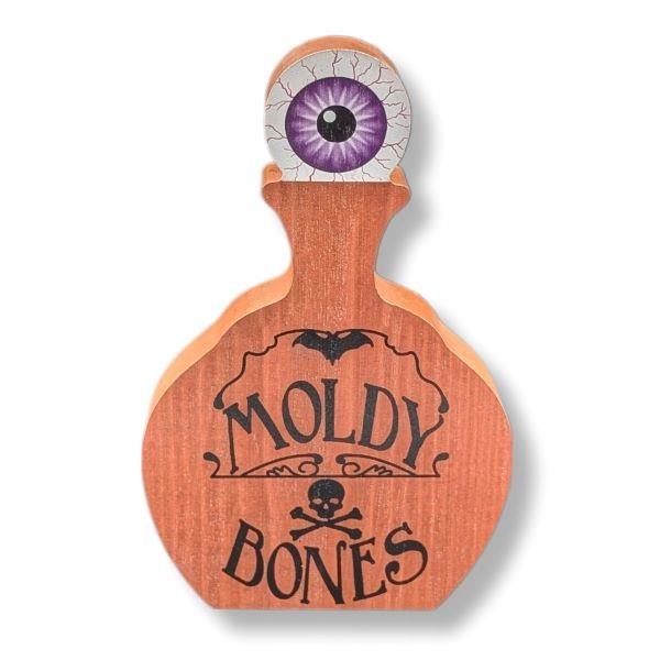 Wooden Potion Bottle Moldy Bones