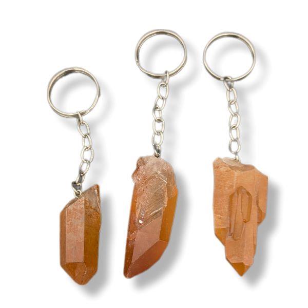 Keychain Tangerine Quartz Point