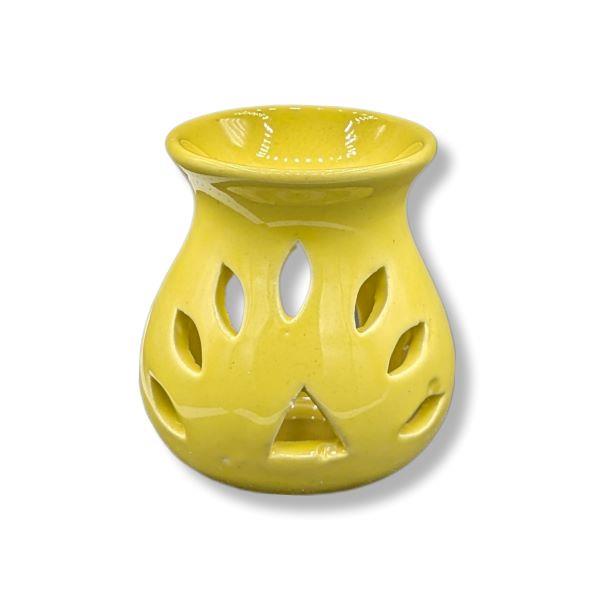 Oil Diffuser Ceramic Flower Yellow