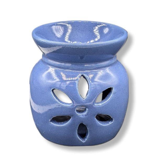 Oil Diffuser Ceramic Flower Blue