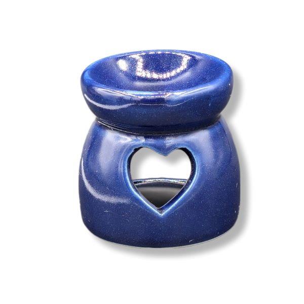 Oil Diffuser Ceramic Heart Blue