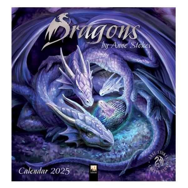 2025 Wall Calendar Dragons by Anne Stokes