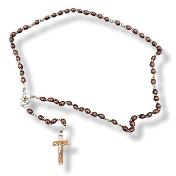 4m Rosary Fatima Center Hang Brown