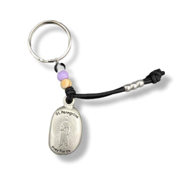 Keychain Soothing Saint Peregrine