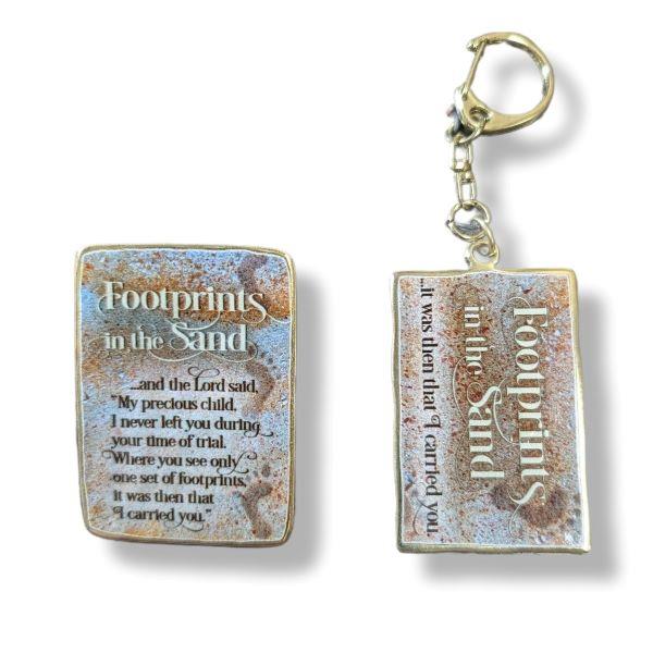 Visor Clip and Keychain Set Footprints