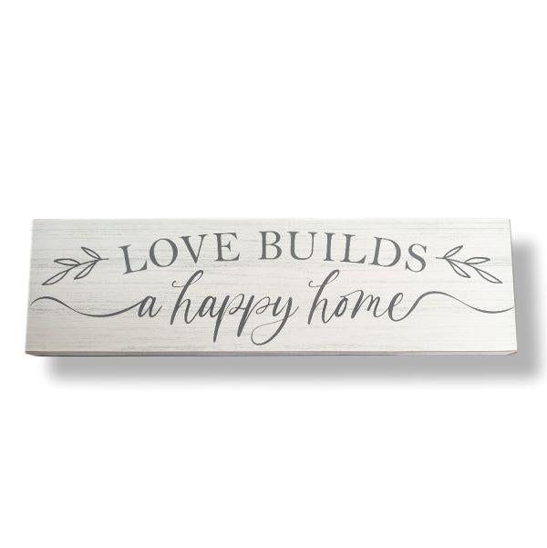 Wall Plaque Love Builds a Happy Home