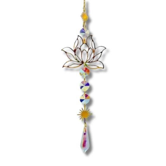 Hanging Crystal Lotus