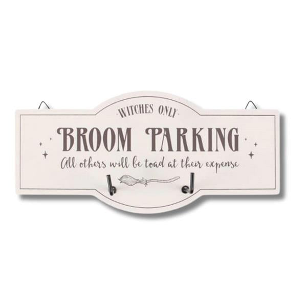 Wall Decor Broom Parking Sign