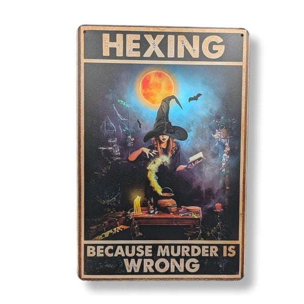 Metal Wall Plaque Hexing