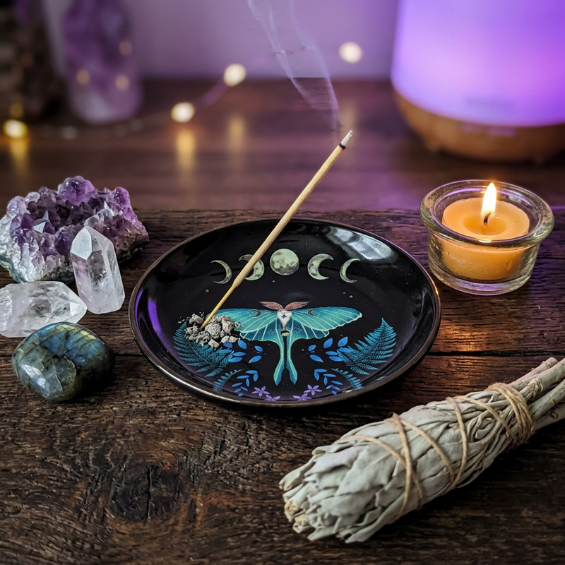 Incense Burner Lunar Moth