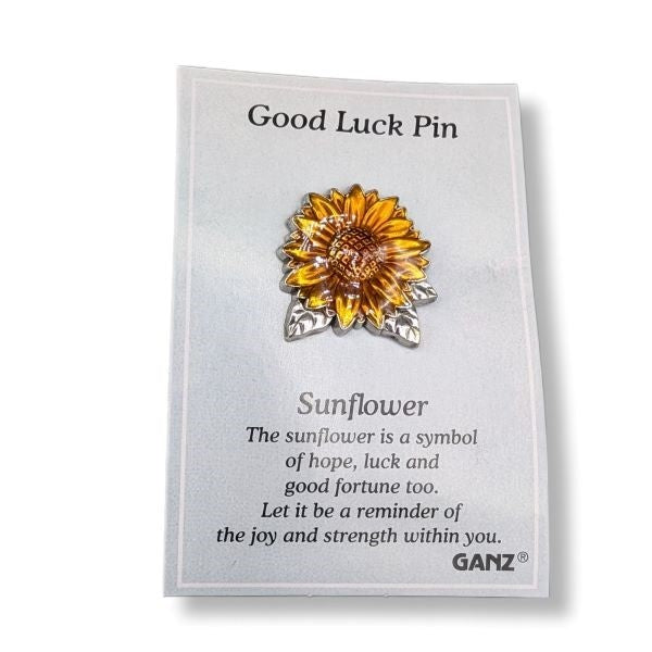 Pin Good Luck Sunflower