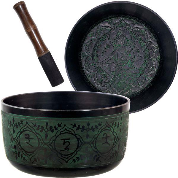 Singing Bowl Green Tara 10"