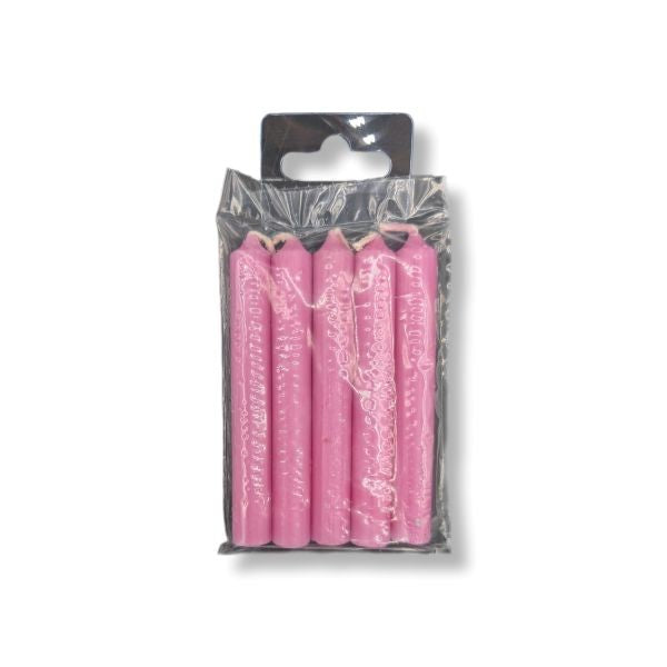 Mini Candle Pink 5pk