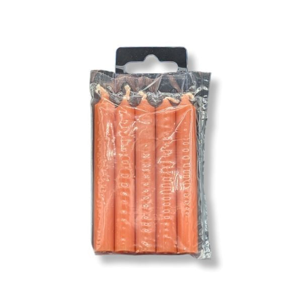 Mini Candle Orange 5pk