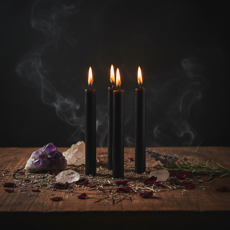 Mini Candle Black 5pk