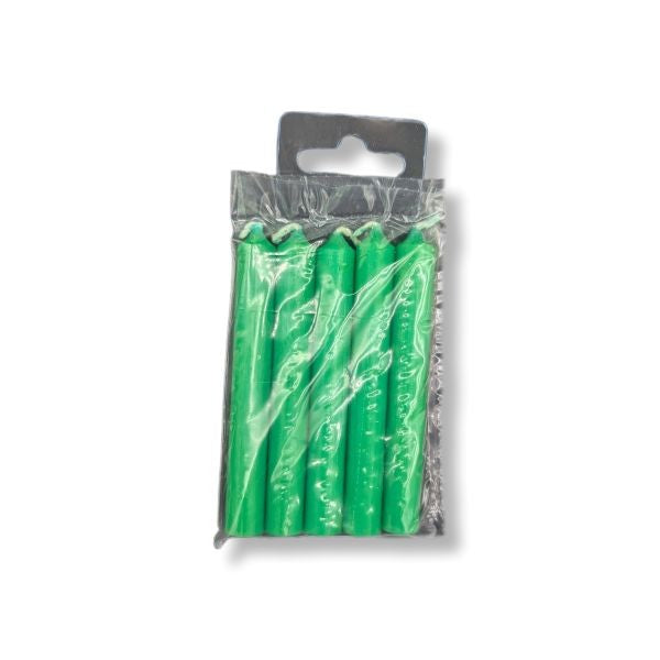 Mini Candle Light Green 5pk