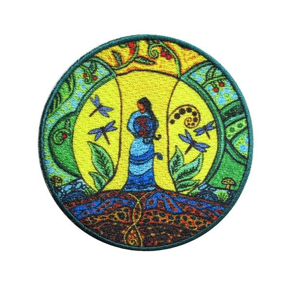 Iron On Patch Strong Earth Woman