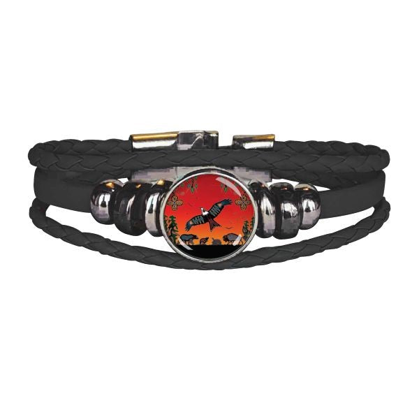 Leatherette Bracelet Seven Grandfather Teachings