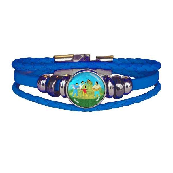 Leatherette Bracelet Family Circle