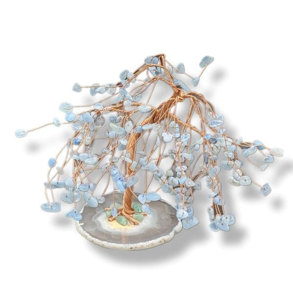 Gemstone Willow Tree Aquamarine
