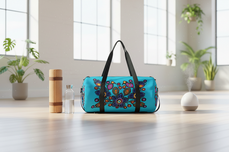 Travel Bag Flowers And Birds