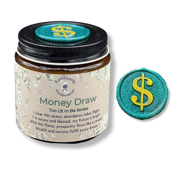Earthworks Enchantments Money Draw Candle