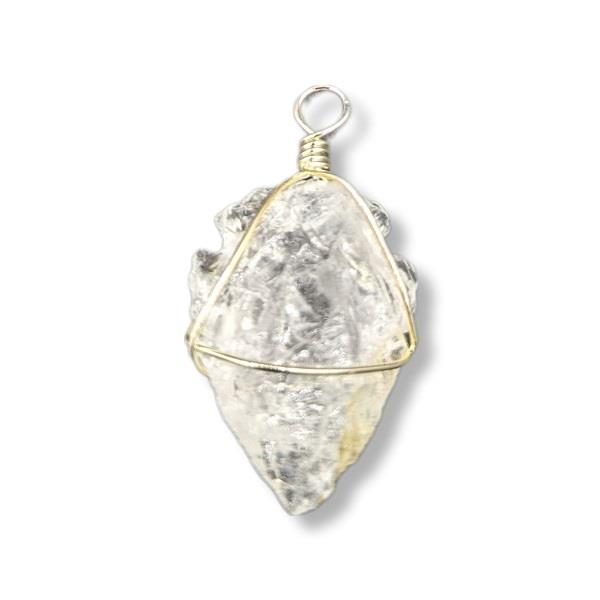 Pendant Quartz Crystal Arrowhead