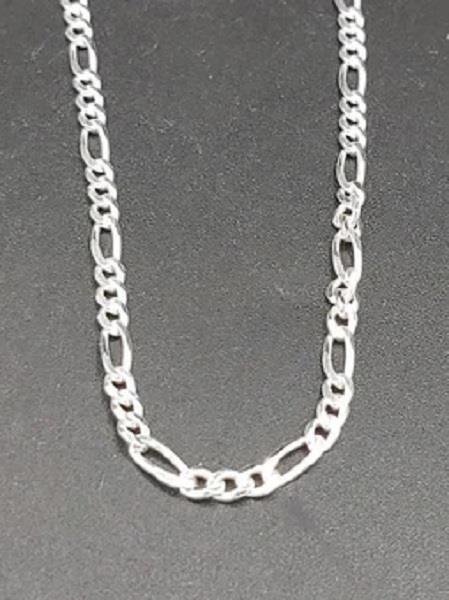18" Sterling Silver Chain Figaro