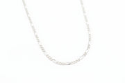 22" Sterling Silver Chain Figaro | Earthworks