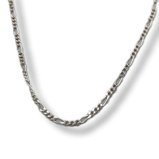 30" Sterling Silver Chain Figaro | Earthworks 