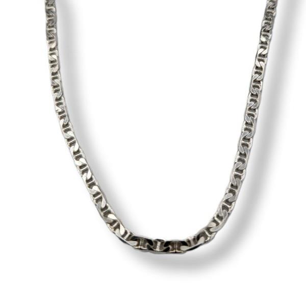 20" Sterling Silver Chain Flat Marina | Earthworks