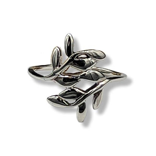 Ring Leaves Sterling Silver | Earthworks