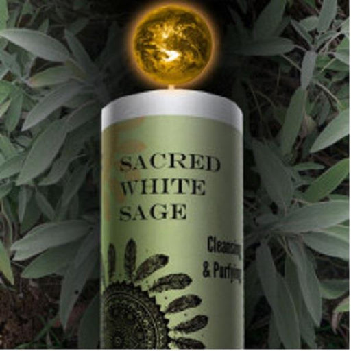 World Magic Candle - Sacred White Sage | Earthworks