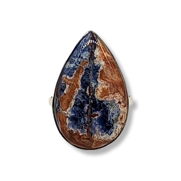 Ring Sodalite Sterling Silver Size 8 | Earthworks