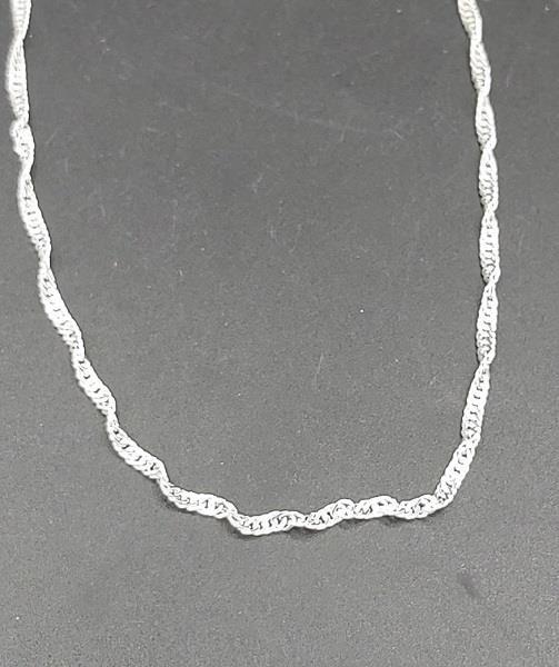 20" Sterling Silver Chain Sing | Earthworks 